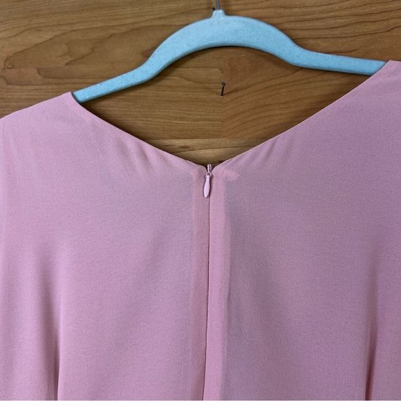 Grace Karin Size XL Back Zip Split Sleeve Blush Lined Dress - Picture 9 of 16